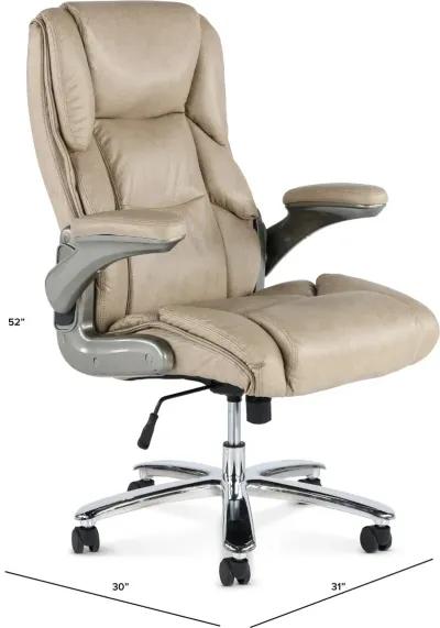 Warren Heavy Duty Beige Desk Chair