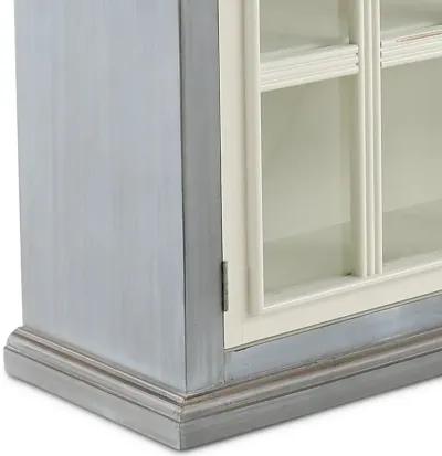 Florence Gray Two Tone Accent Storage Cabinet