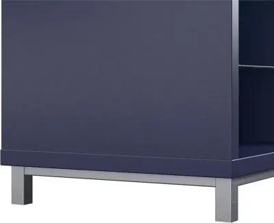 Lumina Modern Navy Deluxe Fireplace TV Stand