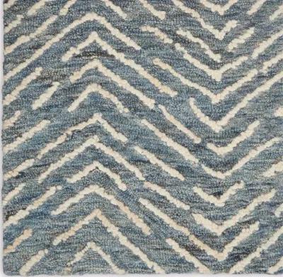 Colorado 8 x 10 Indigo and Ivory Area Rug