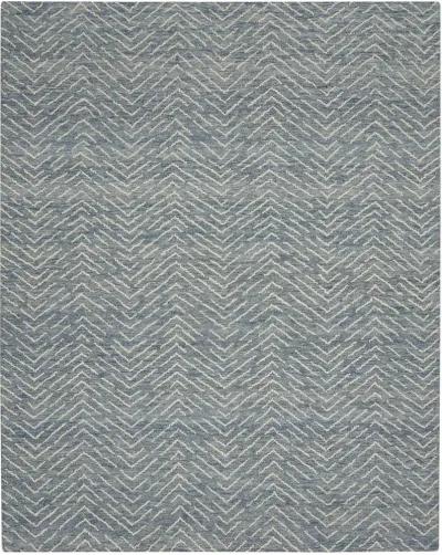 Colorado 8 x 10 Indigo and Ivory Area Rug