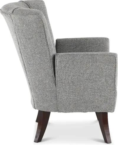 Bethany Steel Gray Accent Chair