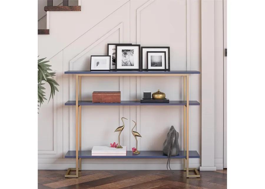 Serenity Navy & Gold Sofa Table