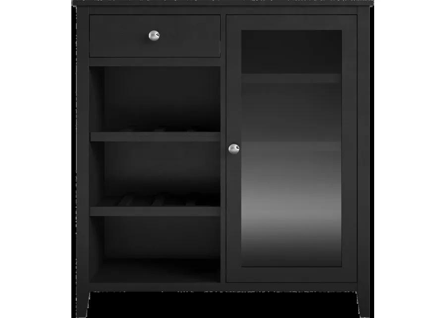 Tuxedo Black Bar Cabinet