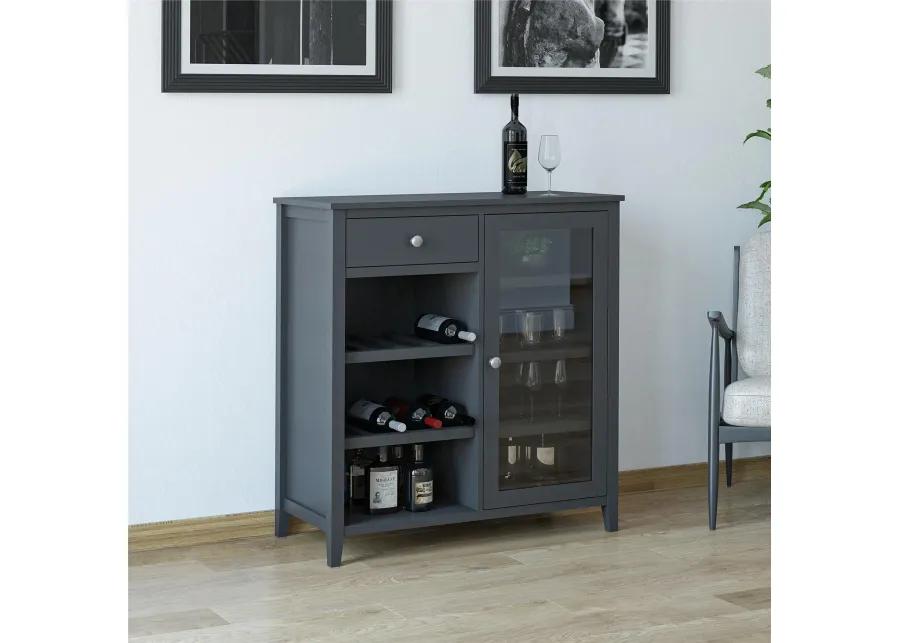 Tuxedo Black Bar Cabinet