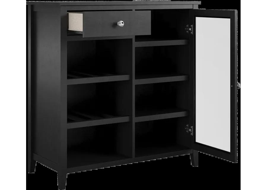 Tuxedo Black Bar Cabinet