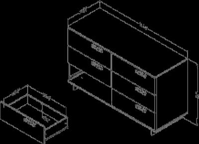 Hulric White 6-Drawer Dresser - South Shore