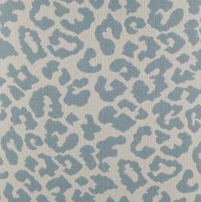 Luna Blue Leopard Accent Chair