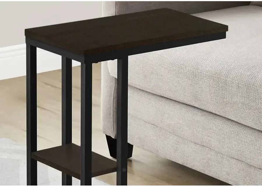 Monarch Espresso Rustic Side Table