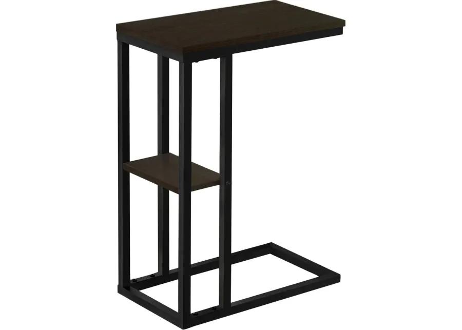 Monarch Espresso Rustic Side Table