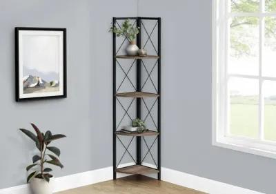 Jaden Brown 4-Tier Corner Bookcase