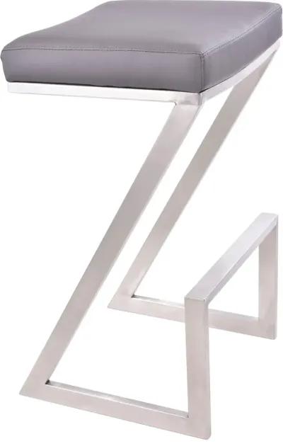 Atlantis Gray Counter Height Stool