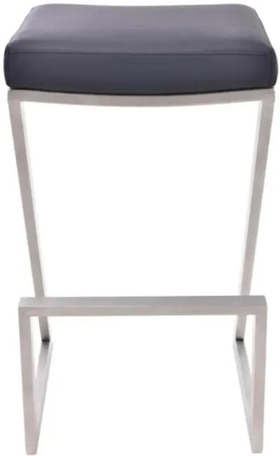 Atlantis Black Backless Counter Height Stool