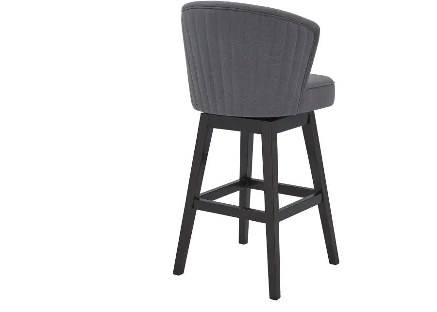 Brandy Gray Swivel Bar Stool