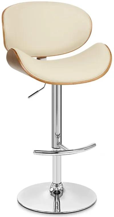 Naples Cream Adjustable Bar Stool