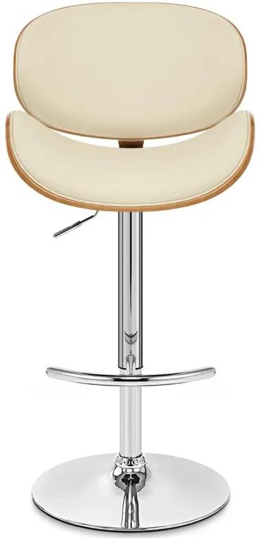 Naples Cream Adjustable Bar Stool