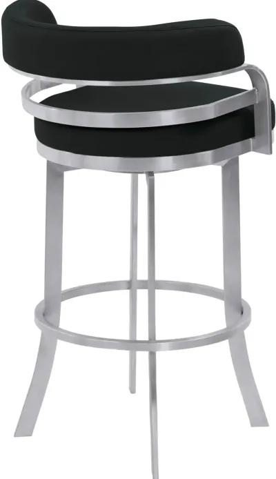 Prinz Gray Swivel Bar Stool