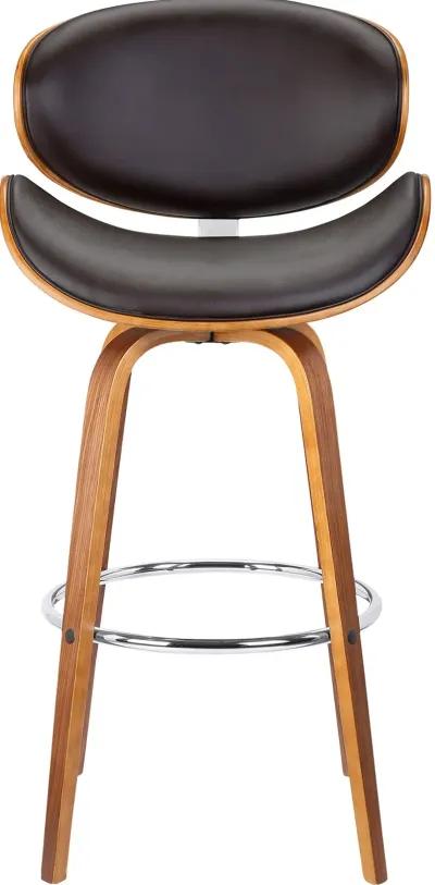 Solvang Brown Swivel Counter Height Stool