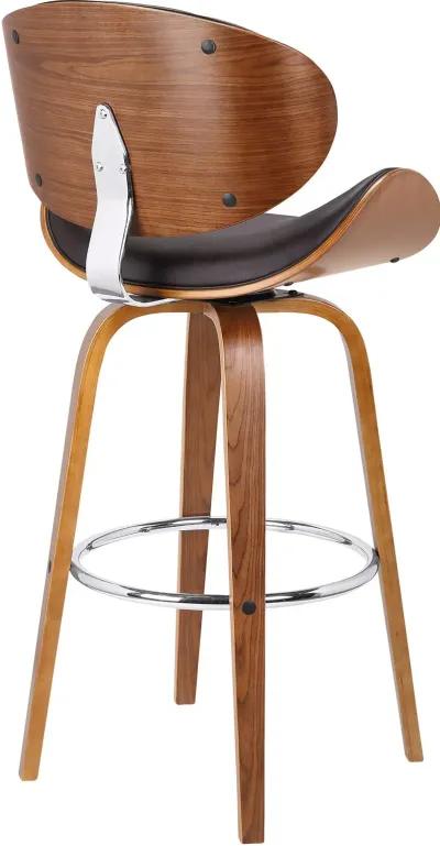 Solvang Brown Swivel Counter Height Stool