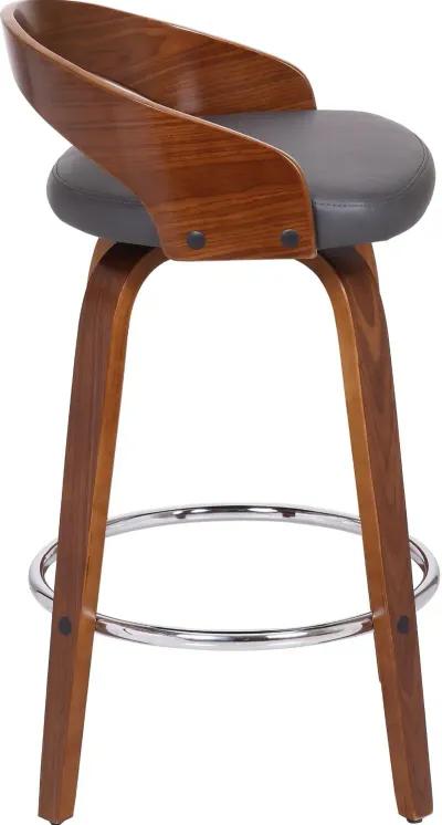 Sonia Gray Swivel Bar Stool