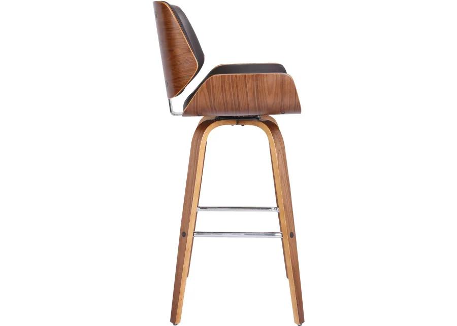 Tyler Brown Swivel Bar Stool