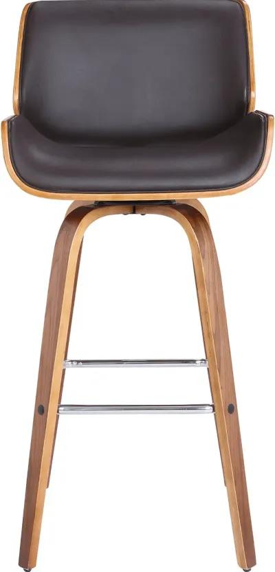 Tyler Brown Swivel Bar Stool