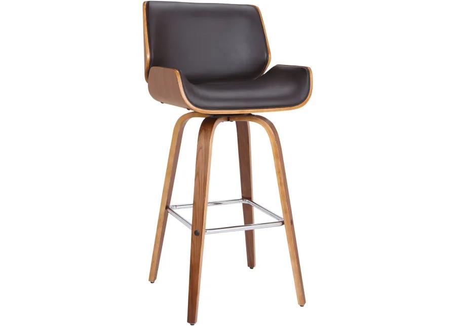 Tyler Brown Swivel Bar Stool