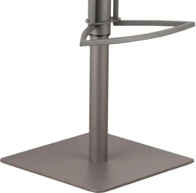 Caf Gray Adjustable Height Bar Stool