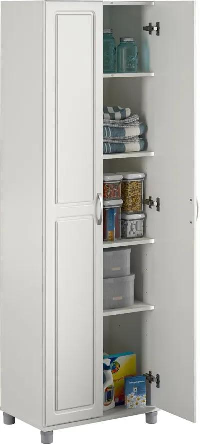 Kendall White 24" Utility Storage Cabinet