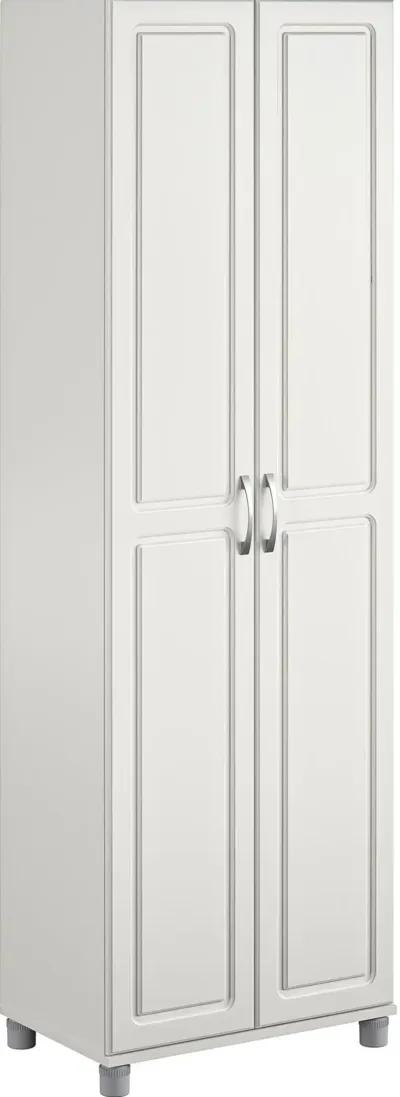 Kendall White 24" Utility Storage Cabinet