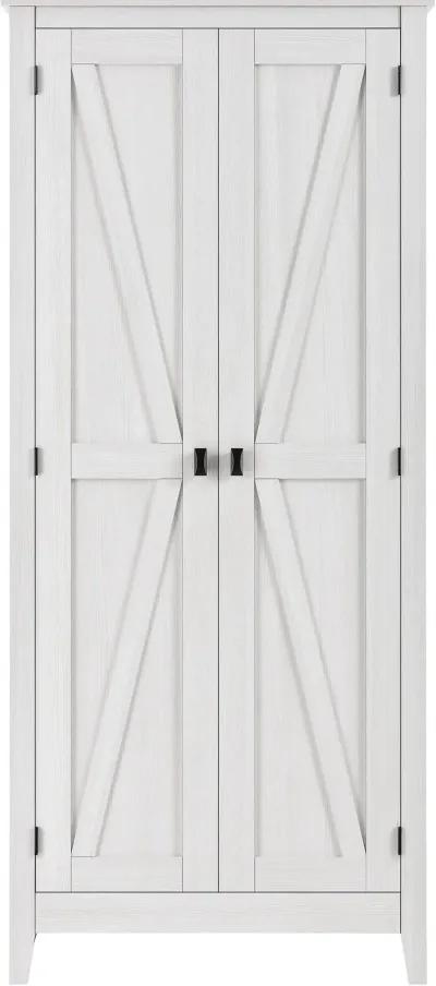 Farmington White 31.5" Wide Storage Cabinet