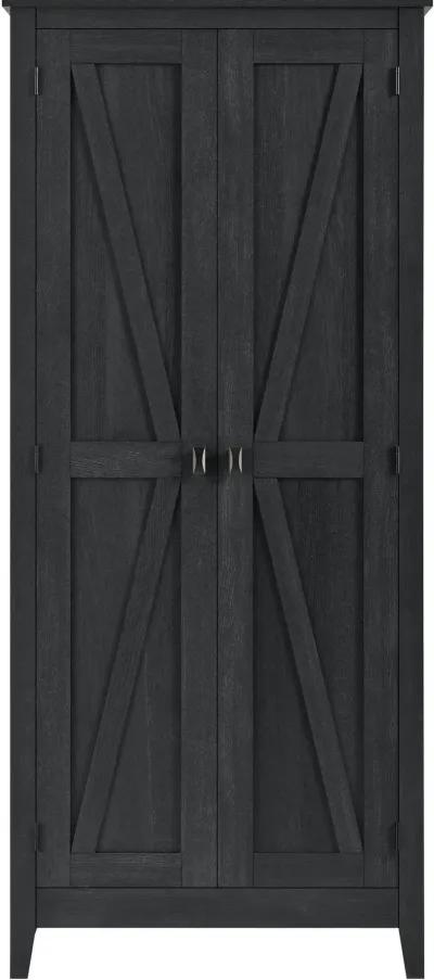 Farmington Black 31.5" Wide Storage Cabinet