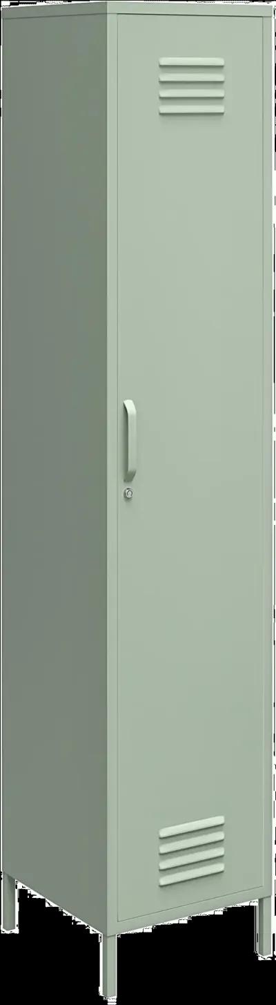 Mission Light Green Single Metal Locker Storage Cabinet