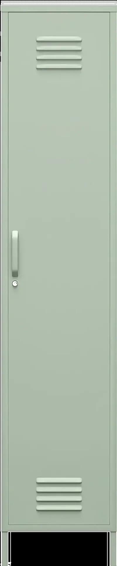 Mission Light Green Single Metal Locker Storage Cabinet