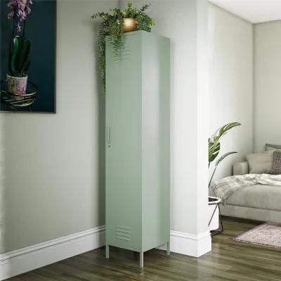 Mission Light Green Single Metal Locker Storage Cabinet