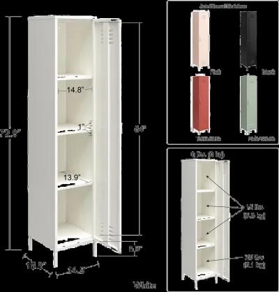 Mission Light Green Single Metal Locker Storage Cabinet