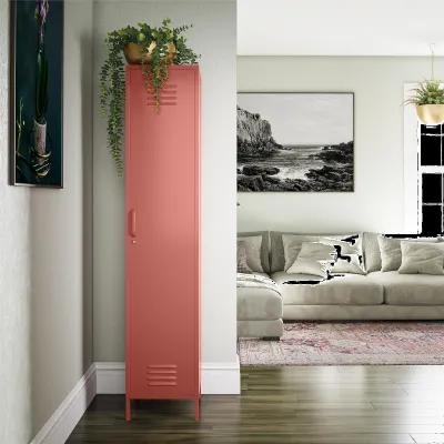 Mission Terracotta Single Metal Locker Storage Cabinet