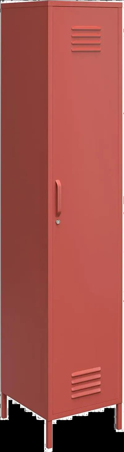 Mission Terracotta Single Metal Locker Storage Cabinet