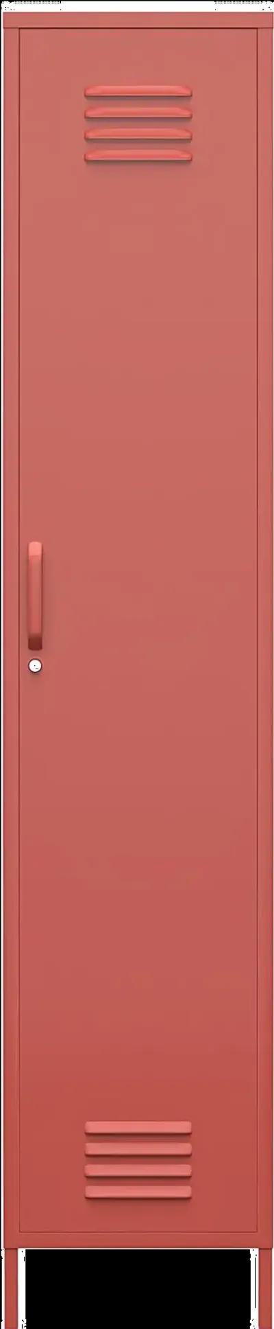 Mission Terracotta Single Metal Locker Storage Cabinet