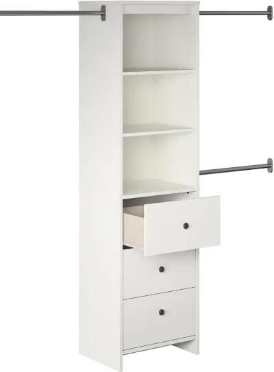 Beckett White Closet Storage Organizer