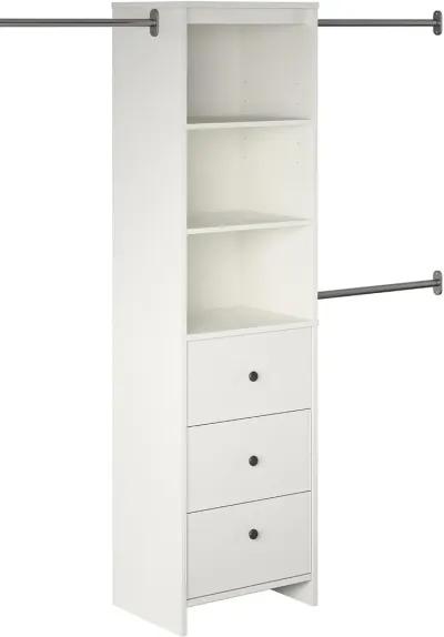 Beckett White Closet Storage Organizer