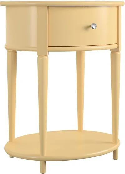 Aurora Light Yellow End Table