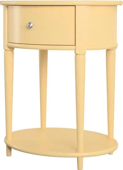 Aurora Light Yellow End Table