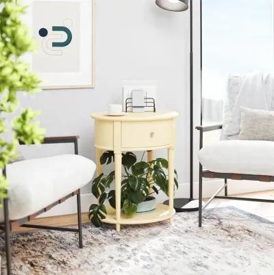 Aurora Light Yellow End Table