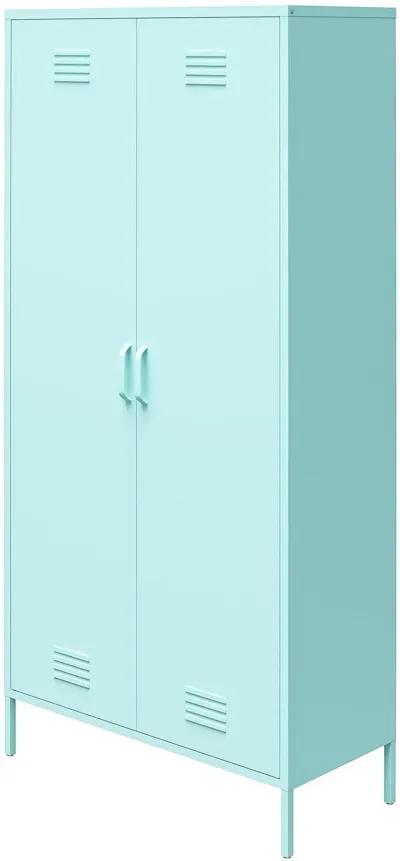 Cache Mint Tall 2 Door Metal Locker Cabinet