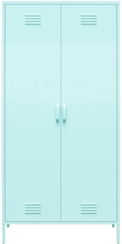 Cache Mint Tall 2 Door Metal Locker Cabinet