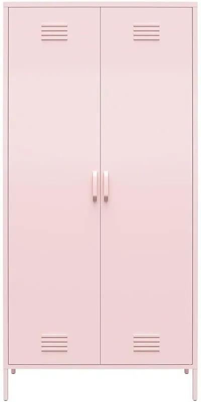 Cache Pink Tall 2 Door Metal Locker Cabinet