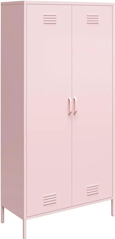 Cache Pink Tall 2 Door Metal Locker Cabinet