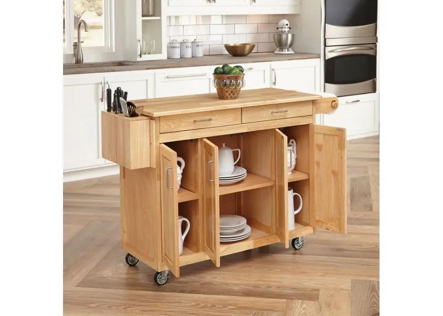 General Line Brown Kitchen Cart