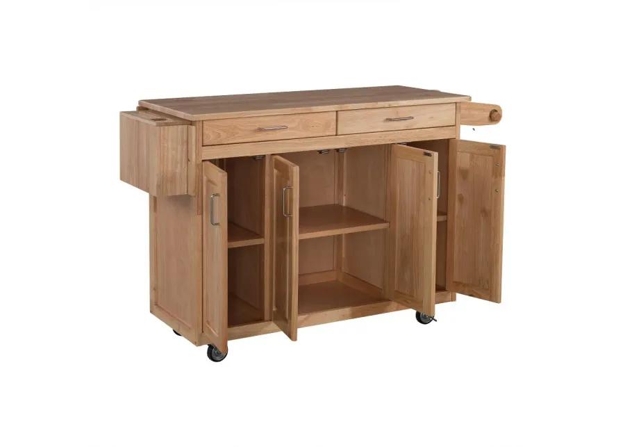 General Line Brown Kitchen Cart